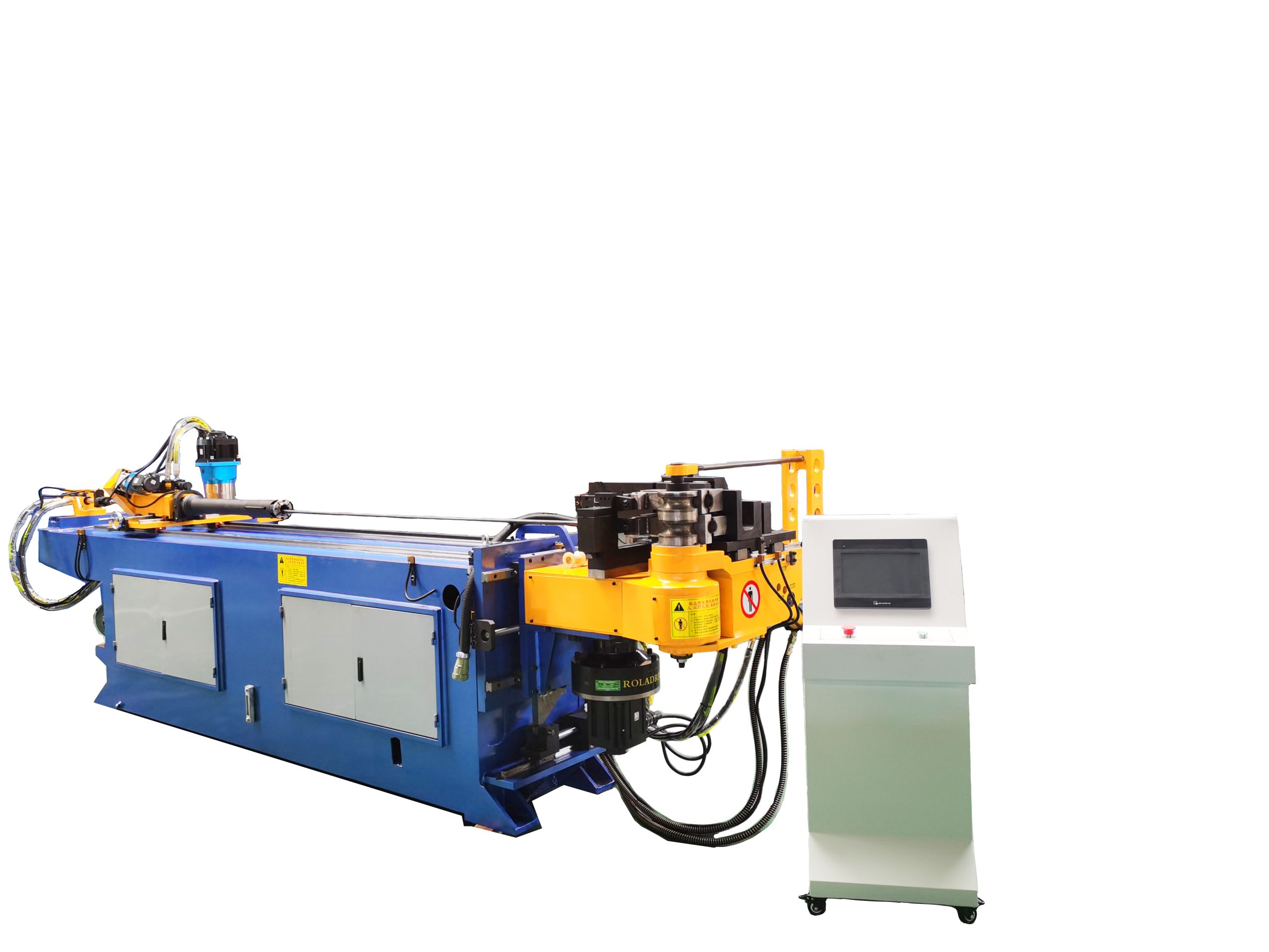 cnc pipe bending machine with 3Axis and 2 stack tooling